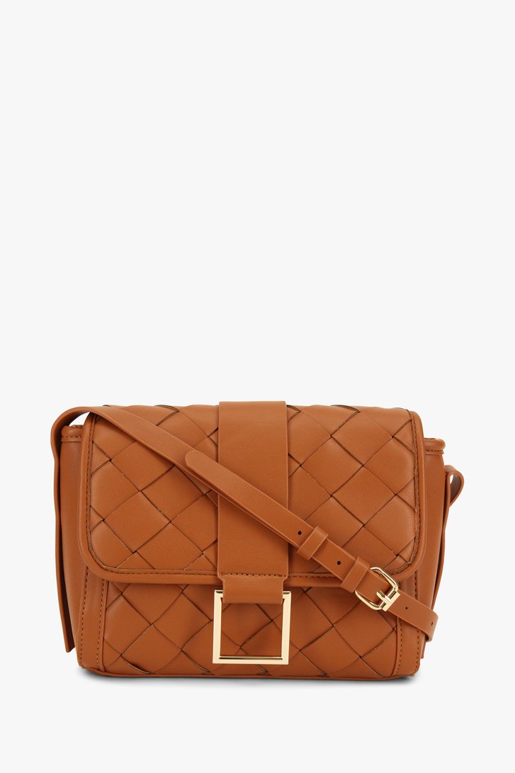 Sac à bandoulière tressé brun de Modeno pour Femmes