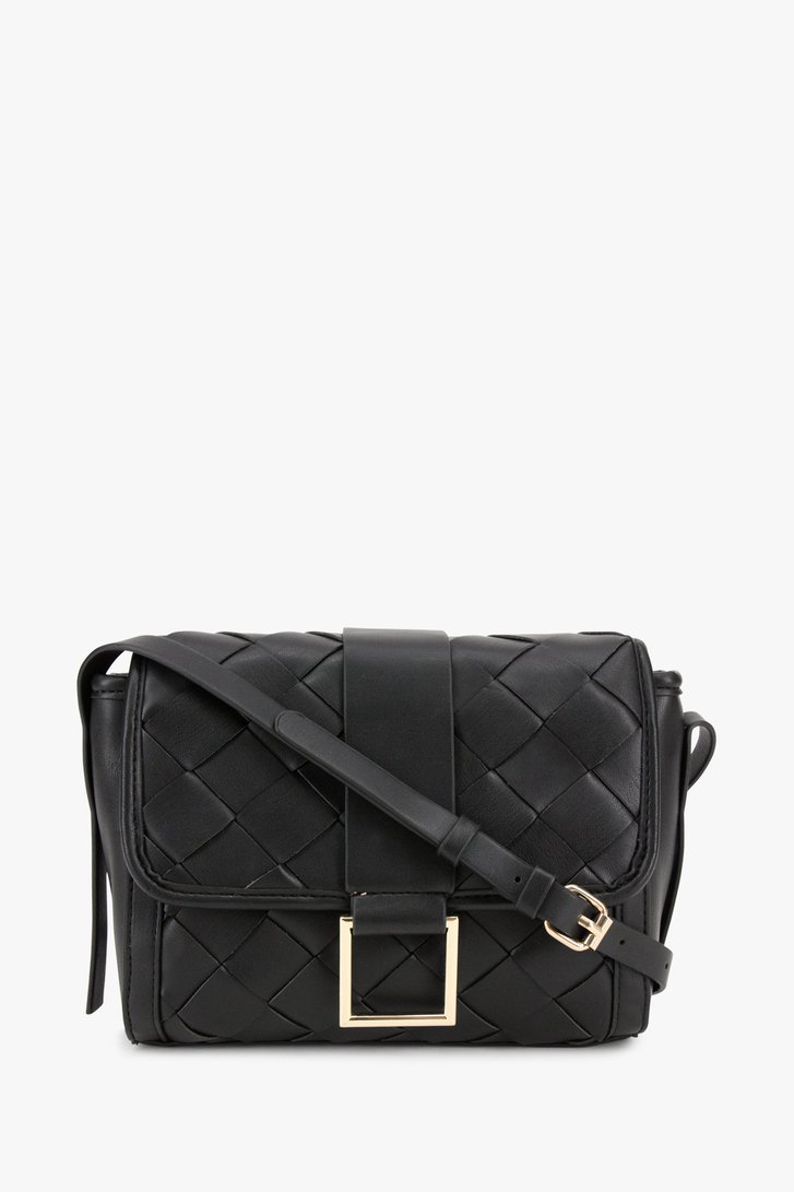 Sac à bandoulière tressé noir de Modeno pour Femmes
