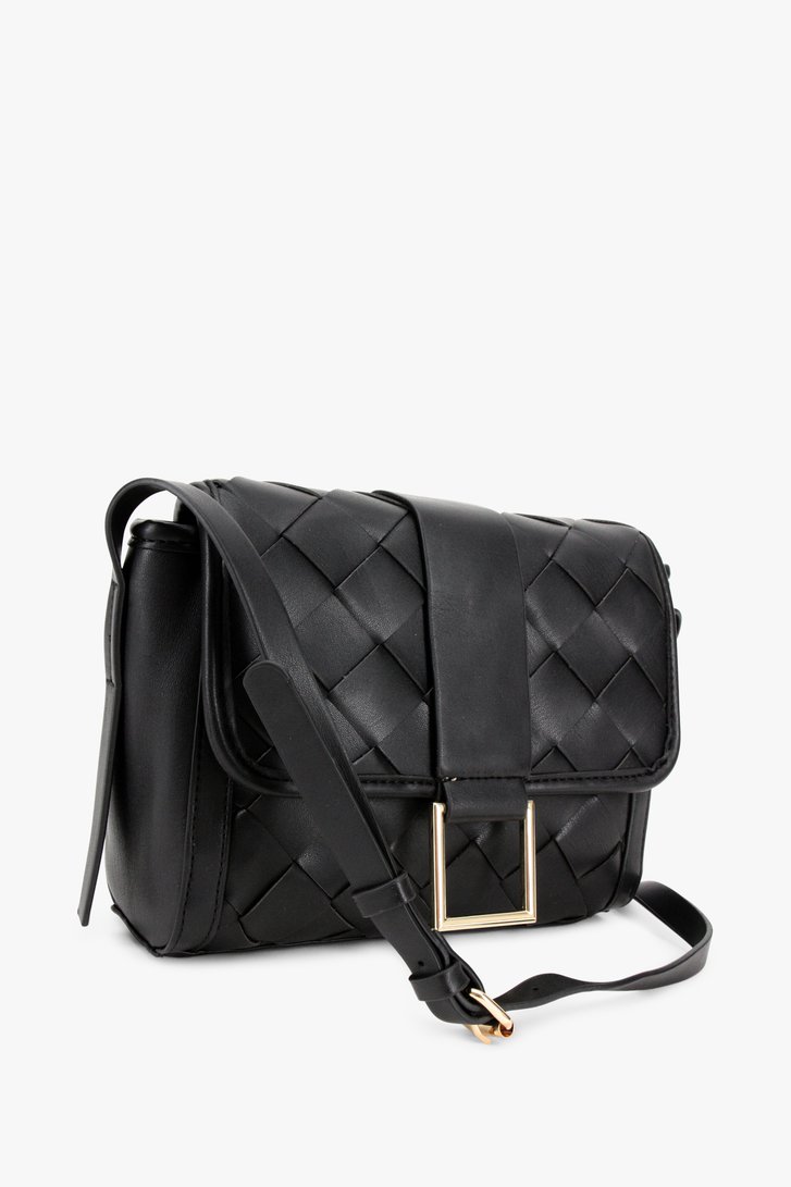Sac à bandoulière tressé noir de Modeno pour Femmes