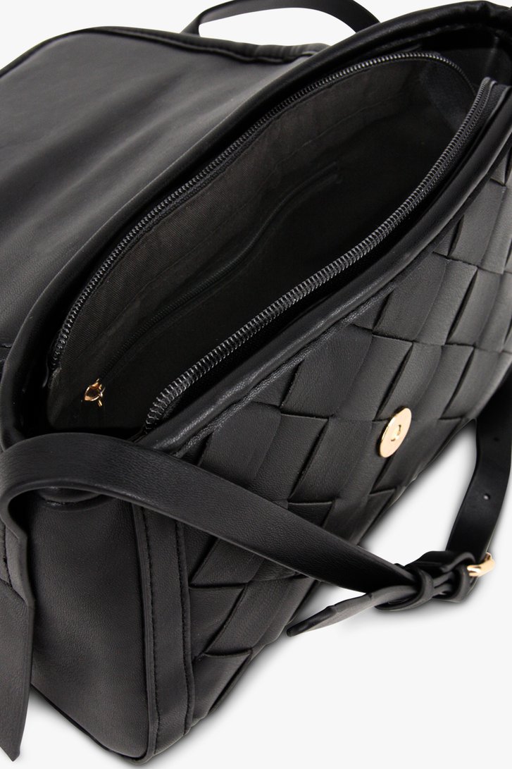 Sac à bandoulière tressé noir de Modeno pour Femmes