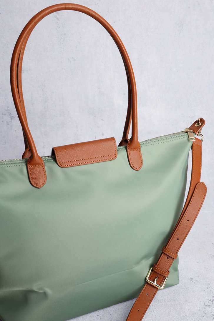 Sac à bandoulière vert avec détails bruns de Liberty Island pour Femmes