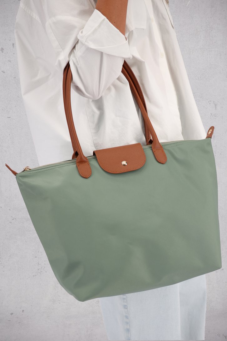 Sac à bandoulière vert avec détails bruns de Liberty Island pour Femmes