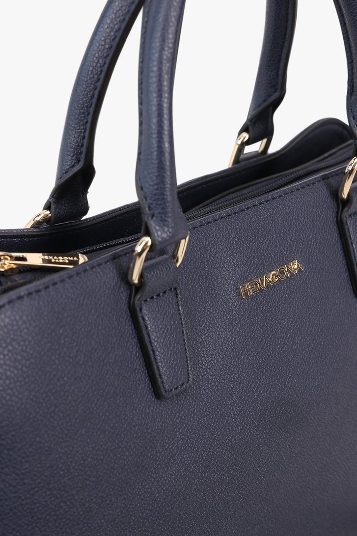 Photo produit 4 de Sac à main bleu foncé	 de Hexagona pour Femmes