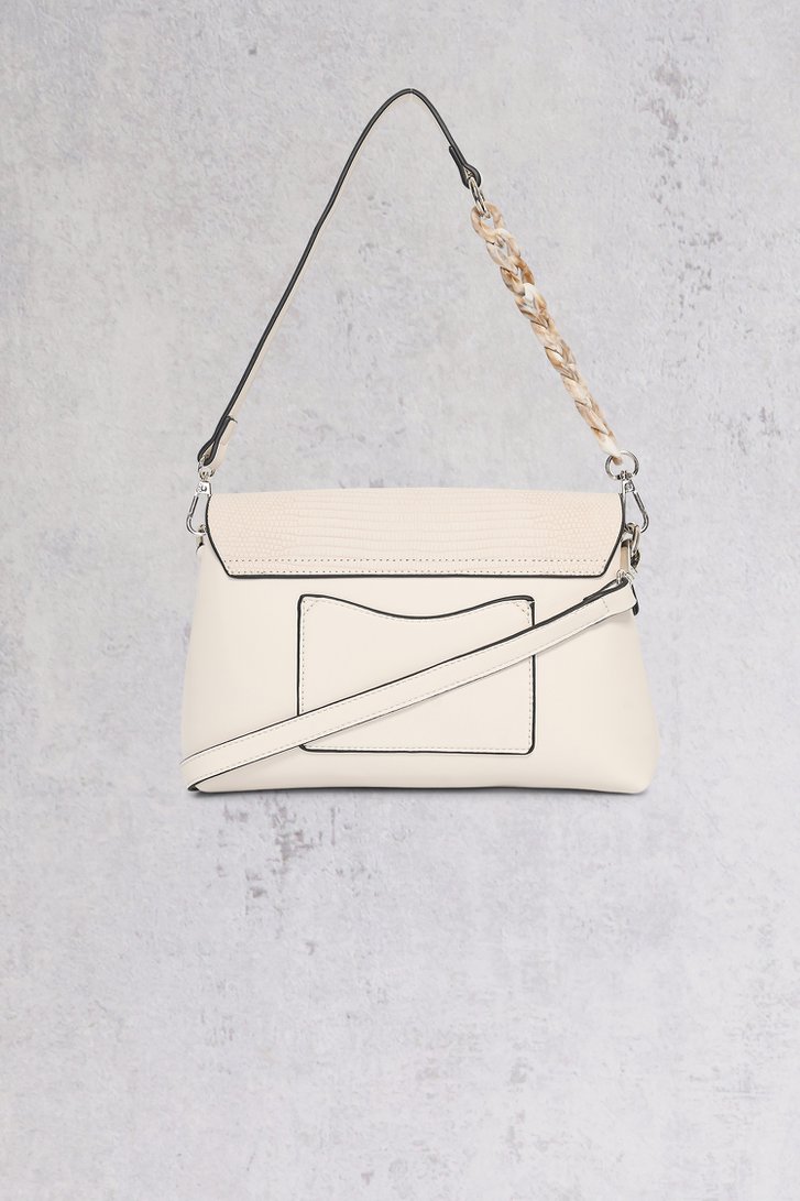 Sac à main croisé blanc avec effet croco de Bulaggi pour Femmes
