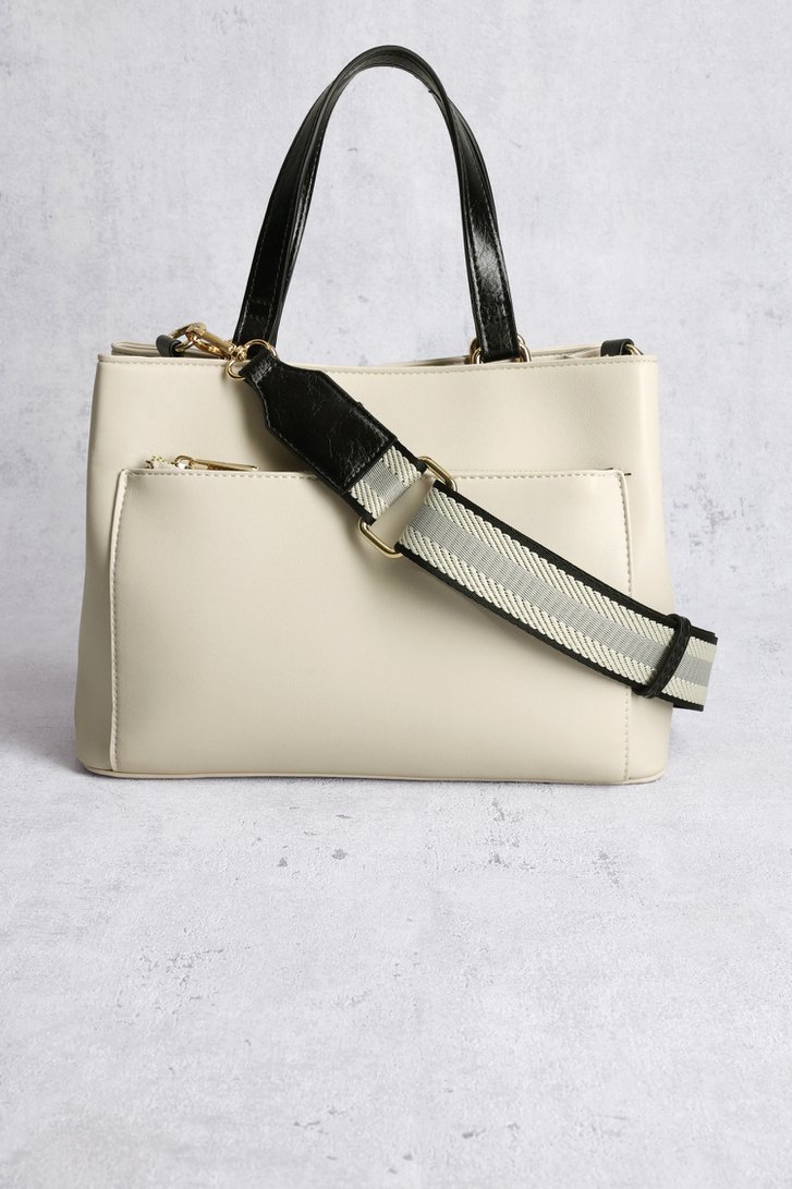 Sac à main écru avec large bandoulière de Liberty Island pour Femmes