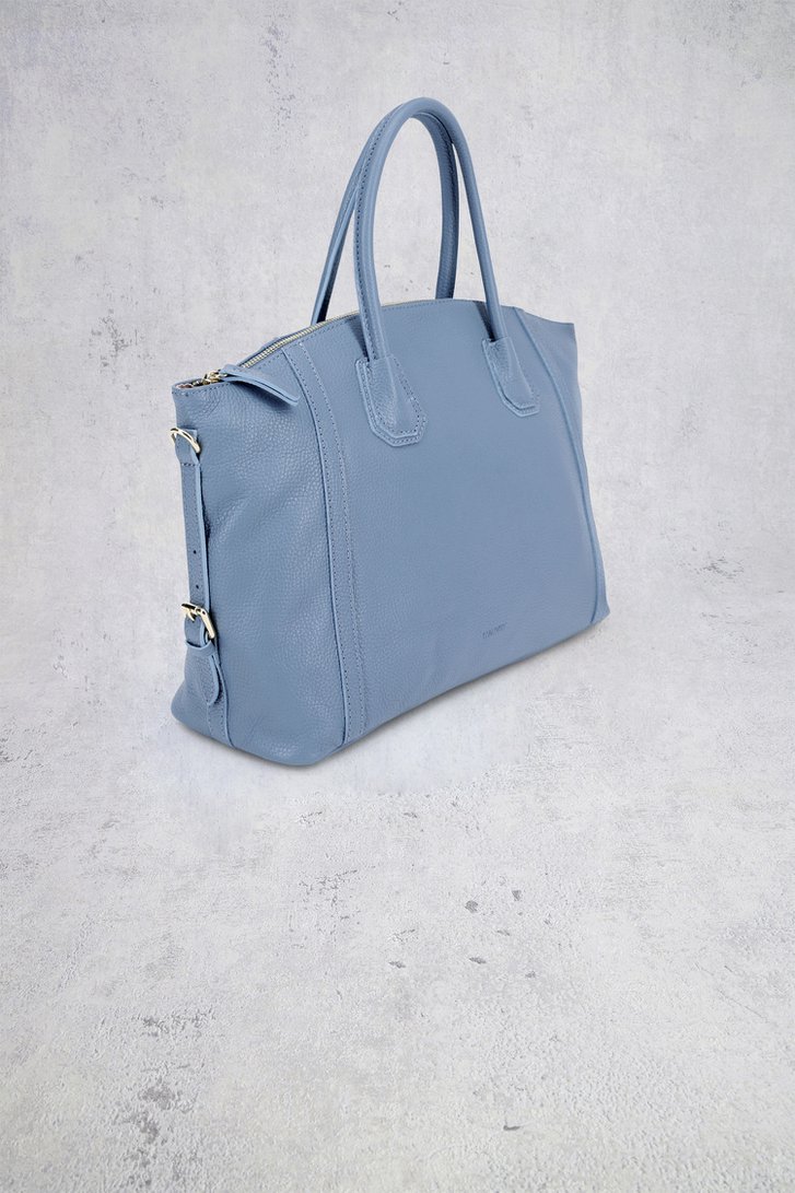 Photo supplémentaire 2 de Sac à main en cuir bleu gris de D'Auvry pour Femmes