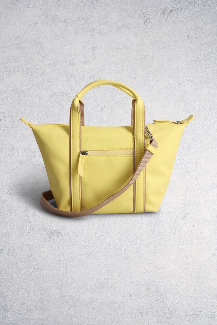 Le dos de Sac à main jaune clair de Hexagona pour Femmes