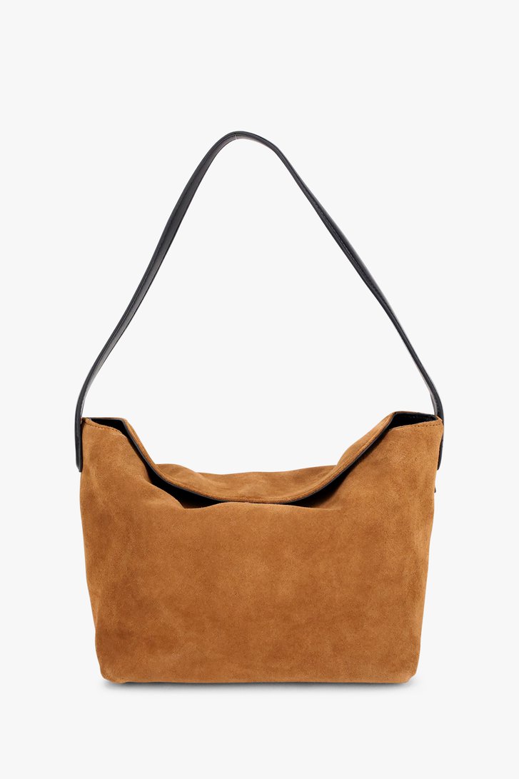 Sac à main marron en cuir daim de Liberty Island pour Femmes