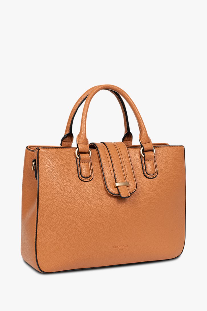 Sac à main marron de Hexagona pour Femmes