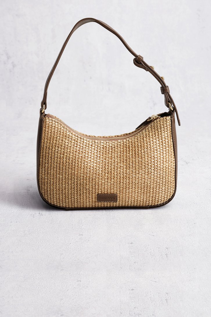 Sac à main marron tressé de Liberty Island pour Femmes