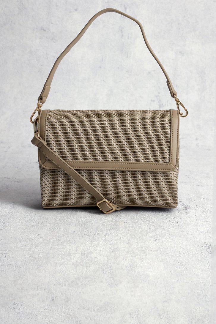 Détail de Sac à main taupe tressé de Modeno pour Femmes