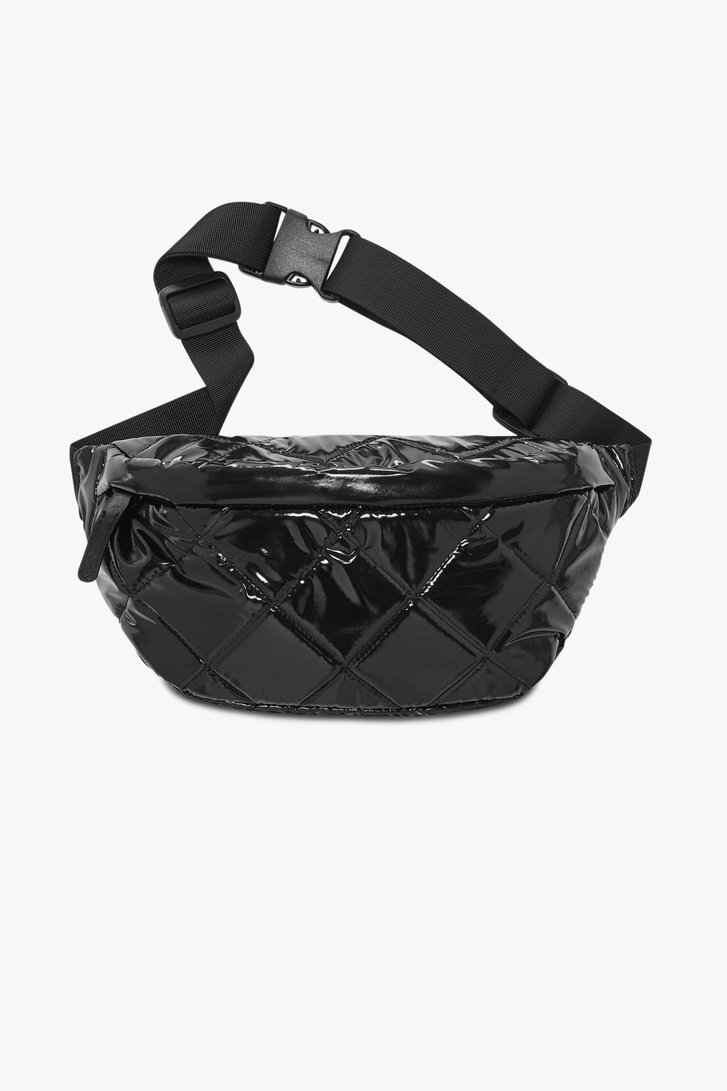 Photo produit 1 de Sac de taille noir avec aspect brillant	 de Opus pour Femmes