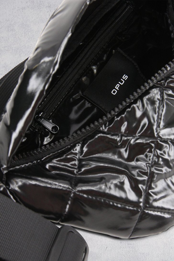 Photo produit 4 de Sac de taille noir avec aspect brillant	 de Opus pour Femmes