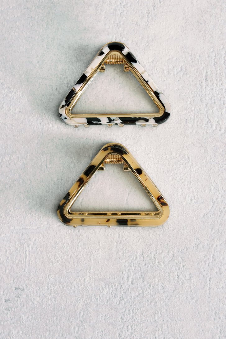 Le devant de Set de 2 barrettes – Marron et noir de Liberty Island pour Femmes