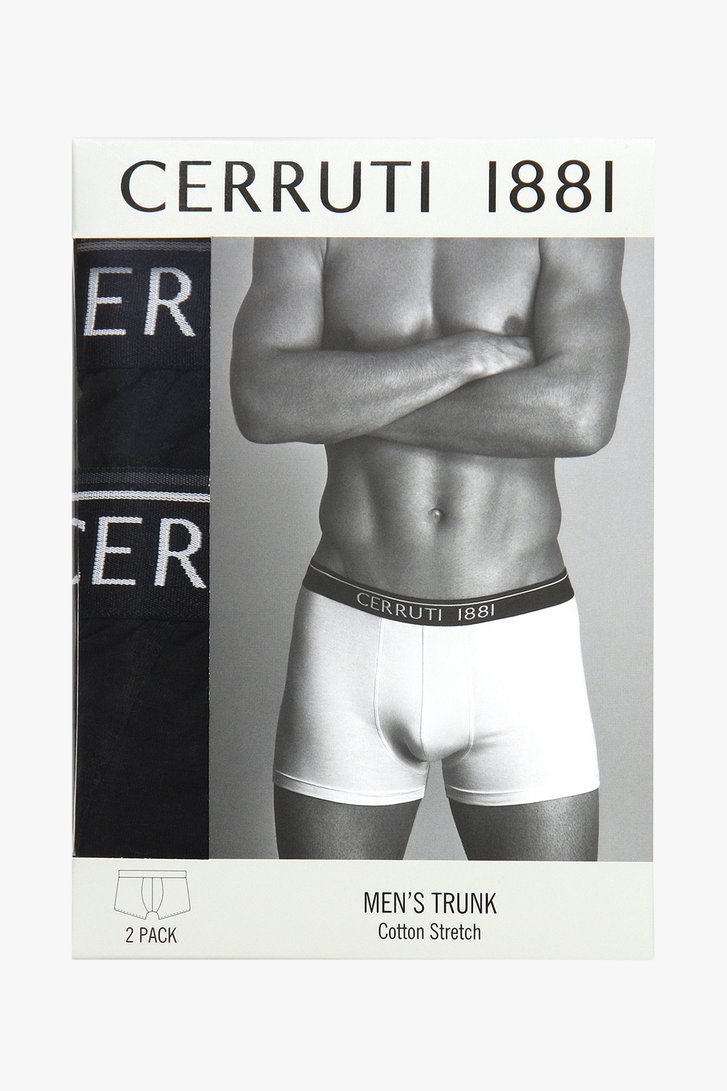 Set van 2: zwarte boxershort van Cerruti 1881 voor Heren