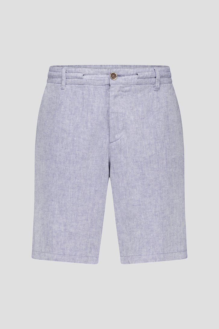 Short bleu avec motif à chevrons de Upper East pour Hommes