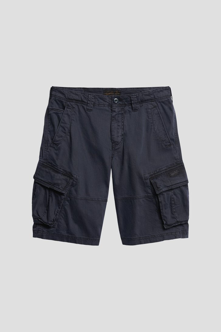 Photo produit 2 de Short bleu avec poches cargo de Superdry pour Hommes