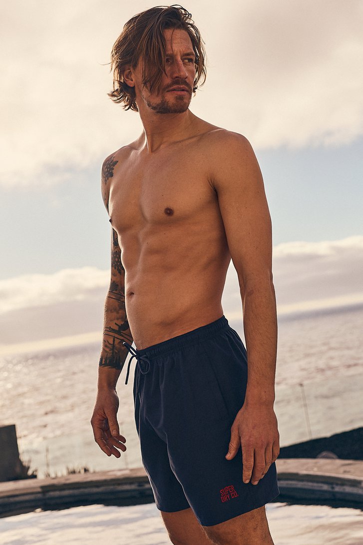 Photo produit 4 de Short de bain bleu de Superdry pour Hommes