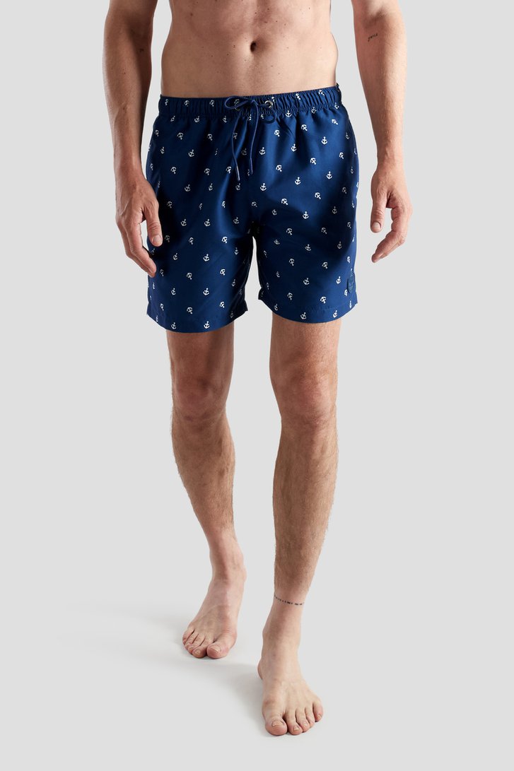 Photo produit 2 de Short de bain navy avec imprimé blanc de Ceceba pour Hommes
