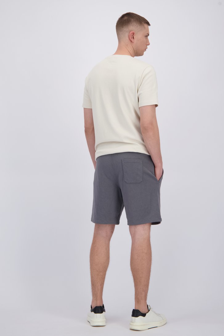 Le dos de Short de jogging gris de Liberty Island pour Hommes