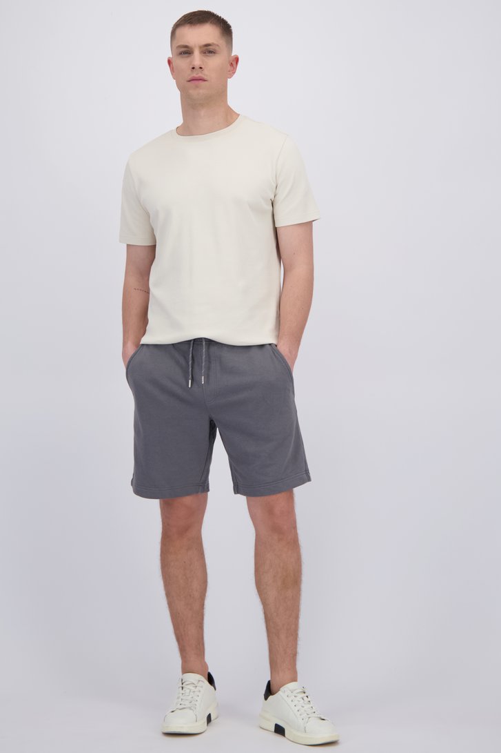 Le devant de Short de jogging gris de Liberty Island pour Hommes