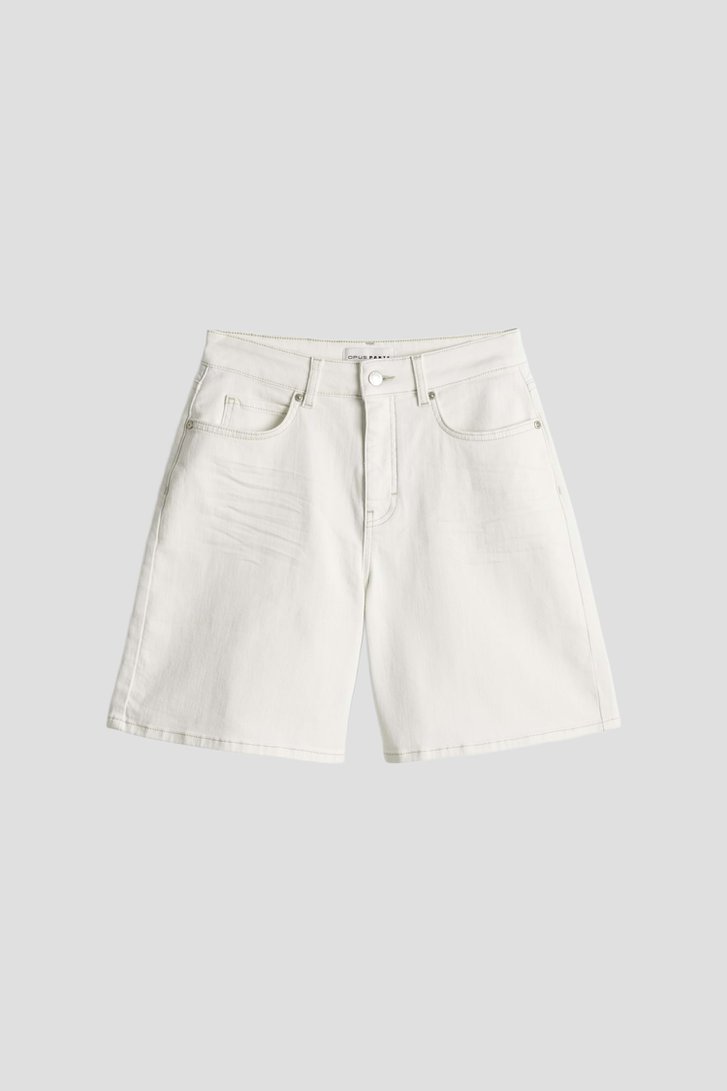 Photo produit 1 de Short en jean blanc - Coupe relaxed de Opus pants pour Femmes