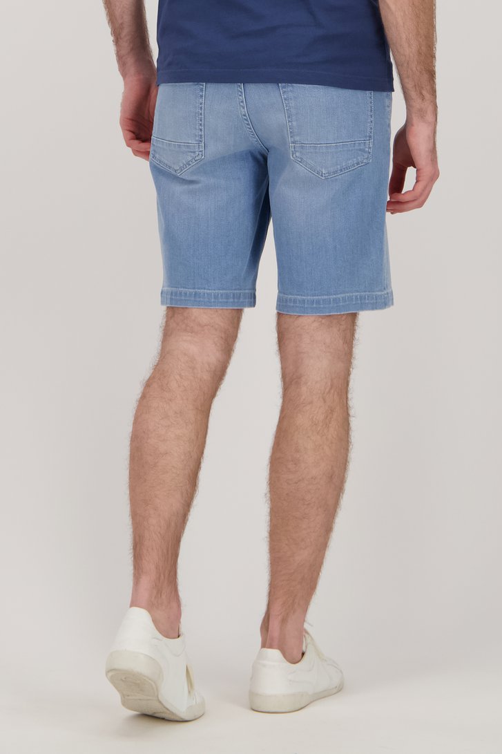 Short en jean bleu clair de Ravøtt pour Hommes