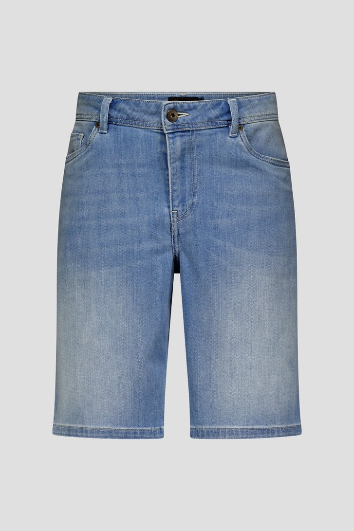 Short en jean bleu clair de Ravøtt pour Hommes