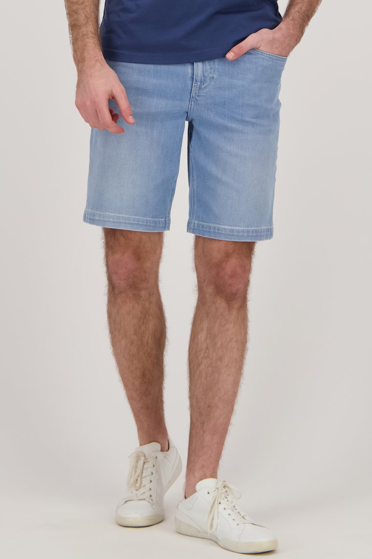 Short en jean bleu clair de Ravøtt pour Hommes