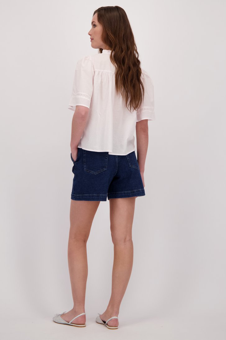 Le dos de Short en jean bleu foncé de JDY pour Femmes