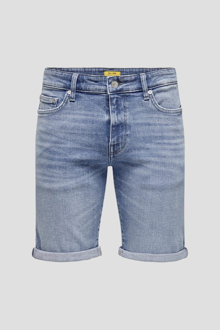 Photo produit 1 de Short en jean bleu de Only & Sons pour Hommes