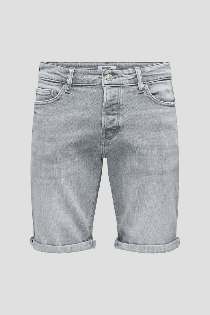Photo produit 2 de Short en jean gris de Only & Sons pour Hommes