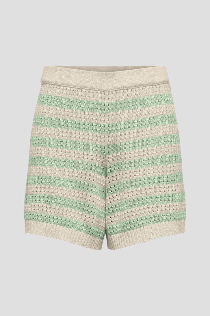 Photo produit 1 de Short en maille à rayures vert menthe de JDY pour Femmes
