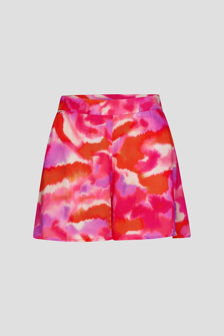 Short met tie-die print - Louise x Tine  van Louise voor Dames