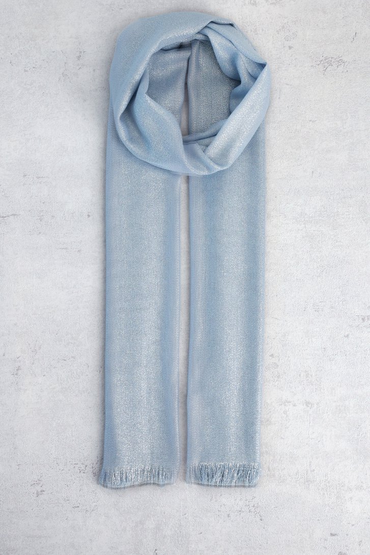 Voorkant van Sjaal met kleurcontrast in mint en beige door Liberty Island voor Dames