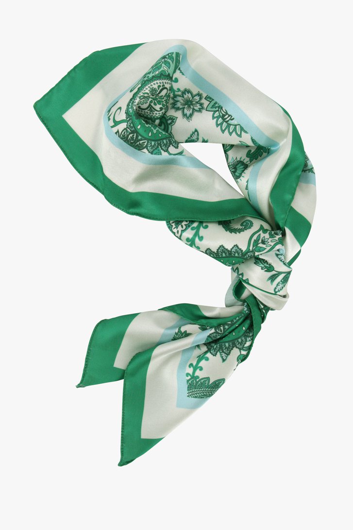 Sjaaltje met groene paisley-print van Liberty Island voor Dames
