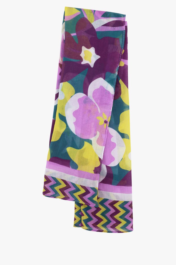Sjaaltje met kleurrijke bloemenprint van Libelle voor Dames