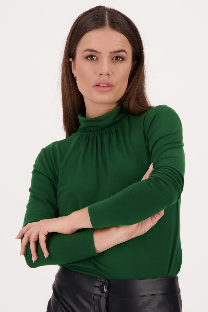 Sous-pull vert fin	 de D'Auvry pour Femmes