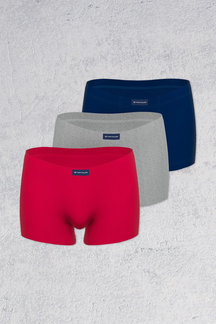 Sous-vêtements multi – Trunk pants – Set de 3 de Tom Tailor pour Hommes