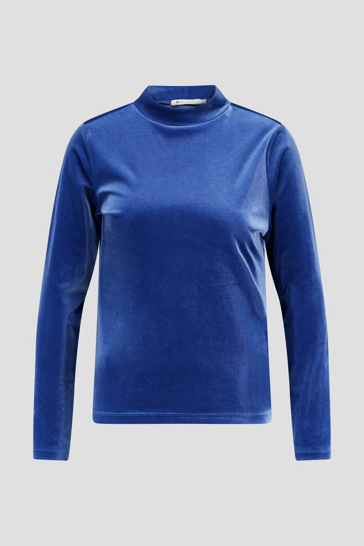 Souspull in blauw velvet van D'Auvry voor Dames