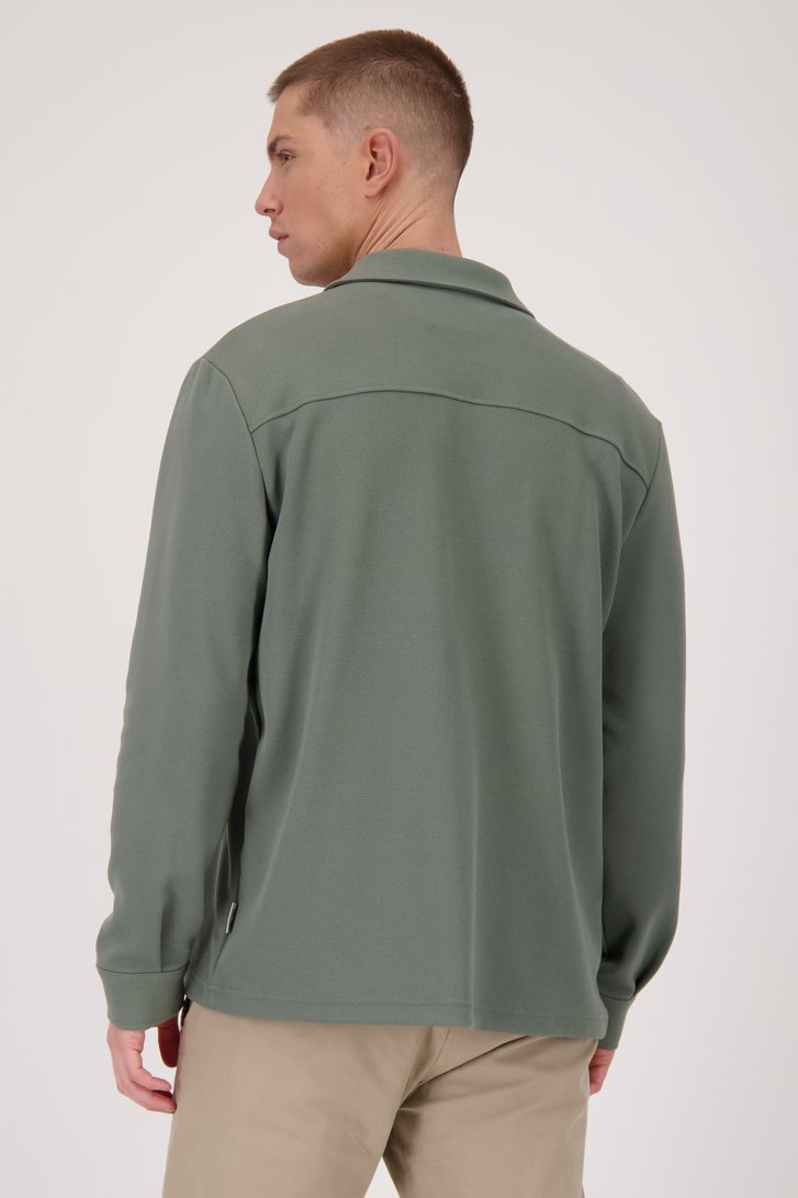 Surchemise texturée verte de ONLY & SONS pour Hommes