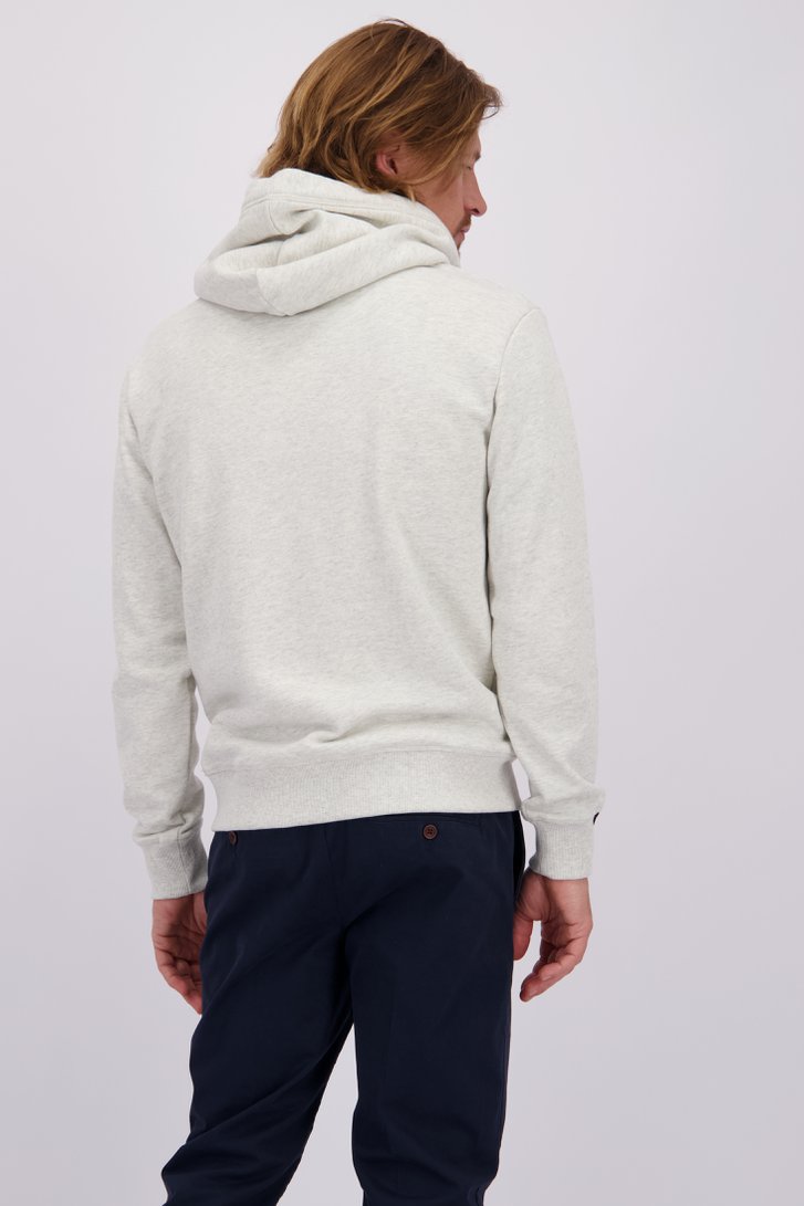 Le dos de Sweat à capuche gris de Superdry pour Hommes