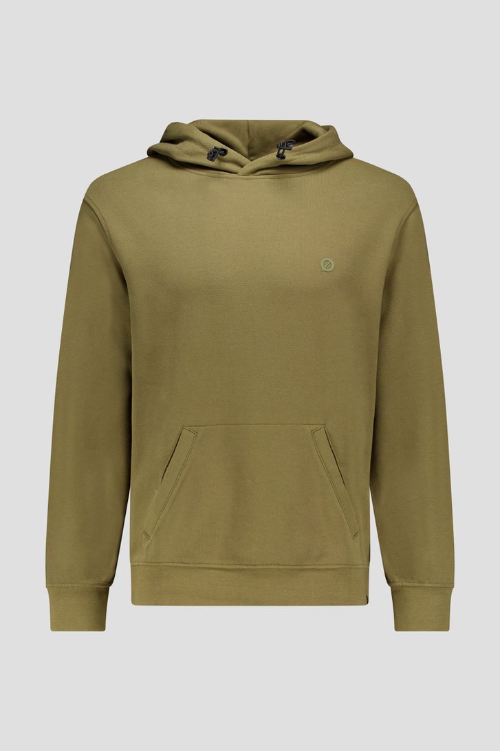 Photo produit 1 de Sweat à capuche kaki de Ravøtt pour Hommes
