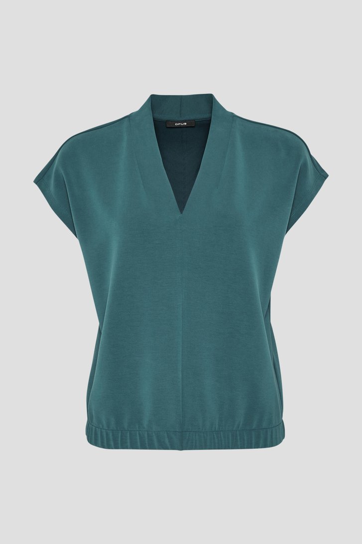 Sweatshirt vert-bleu de Opus pour Femmes
