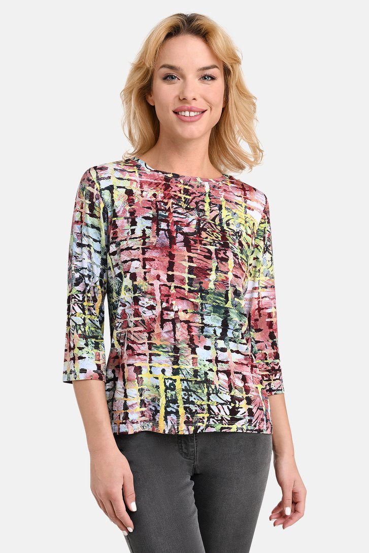 T-shirt à imprimé coloré de Bicalla pour Femmes