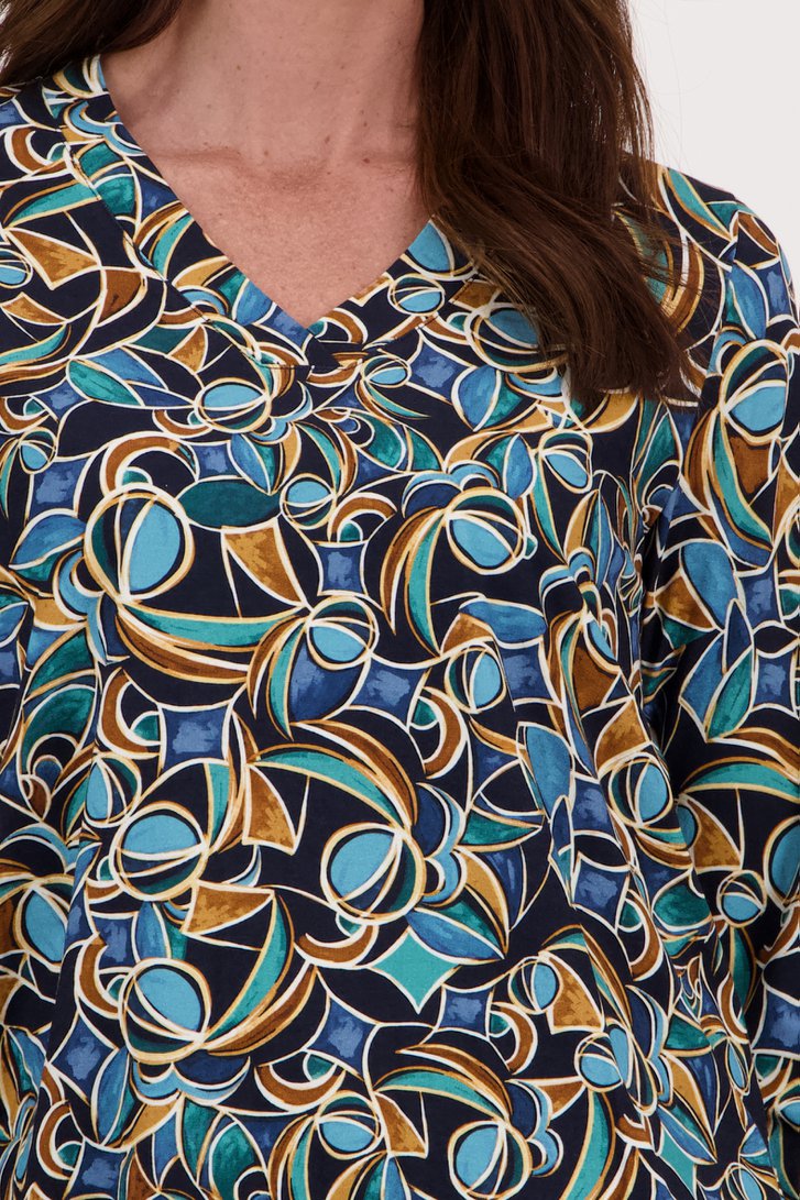T-shirt avec imprimé de Signature pour Femmes