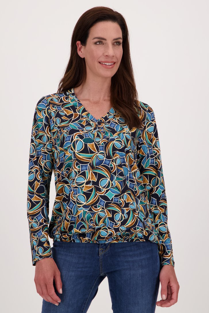 T-shirt avec imprimé de Signature pour Femmes