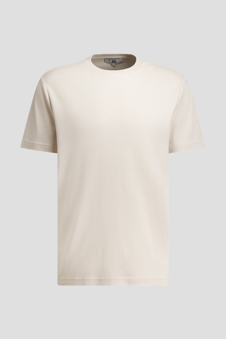 Photo produit 1 de T-shirt beige clair à col rond de Upper East pour Hommes