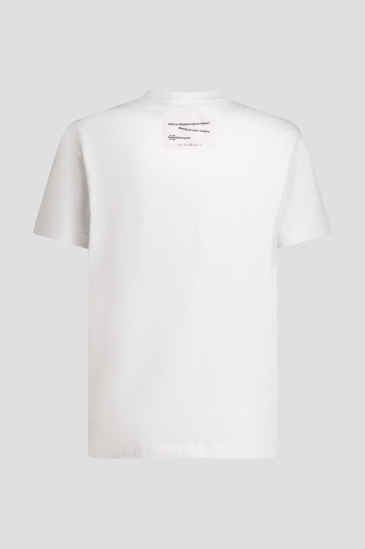 Photo produit 2 de T-shirt blanc – Kom Uit Je Kop  de Liberty Island pour Hommes