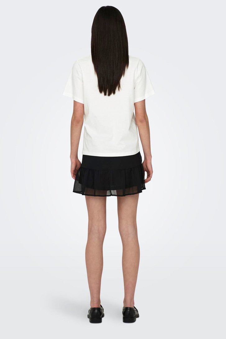 T-shirt blanc uni de JDY pour Femmes